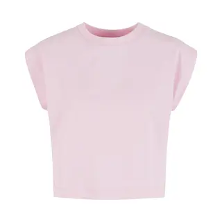 Urban Classics - Oversized Boxy Heavy Crop Top - L - Roze