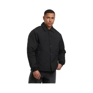 Urban Classics - Quilted Overshirt Jacket - 5XL - Zwart