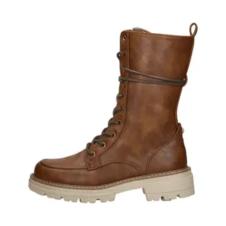 Mustang Veterschoenen Hoog Veterschoenen Hoog - Cognac - Maat 42