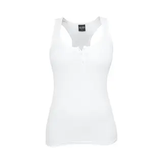 Urban Classics Ladies Button Tanktop Top Weiß In 3XL