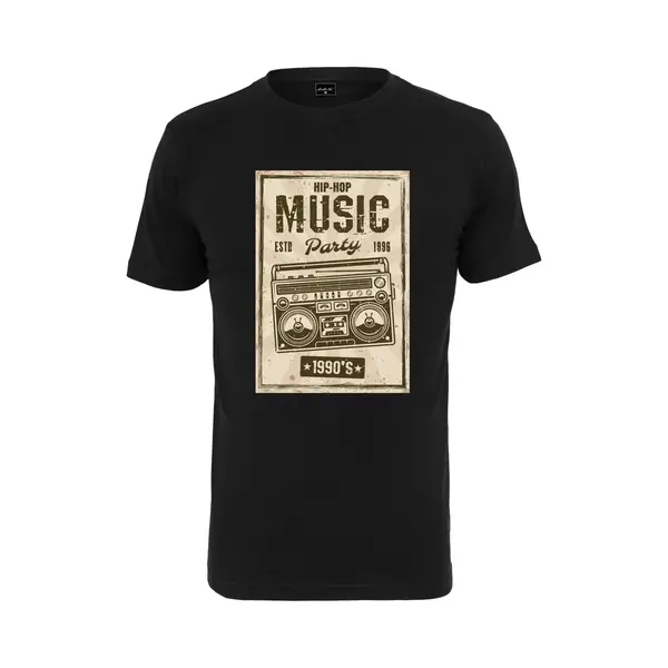 Mister Tee, Herren, Shirts, Retro Boom Tee - 19103, Schwarz, (Xl) thumbnail