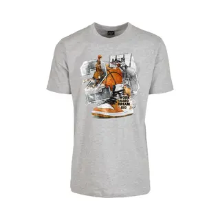 Mister Tee Herren T-Shirt Vintage Ballin Tee Heather Grey M