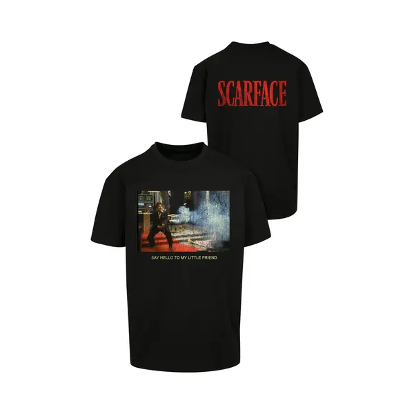 Urban Classics, Herren, Shirts, Scarface Little Friend Oversize Tee - 66245, Schwarz, (Xxl) thumbnail