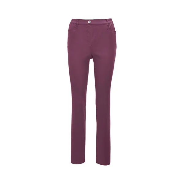 Goldner Katoenen Broek Met Elastische Band Lichte Katoenen Broek Met Elastische Band thumbnail