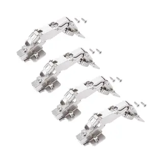 So-tech - 4 Stück Weitwinkelscharniere T45 Innenanschlag 165° Weitwinkel-topfband Mit Soft-close Topfscharnier Inkl. Montageplatte Von Sotech