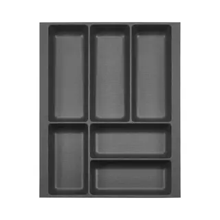 So-Tech Orga-box 2 Besteckeinsatz Tiefe 462 Mm Für Nobilia Küchen Canvas-struktur Anthrazit Schubladeneinsatz Breite 359 Mm Für Schubladen 450 Mm