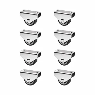 8er Set So-tech Kastenrolle Passau (ø 30 Mm, Für Unterbaumontage, Dunkelgrau)