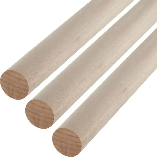 3 Stuks Sotech Beuken Ronde Stokken Glad Ø30 X 500 Mm Ronde Houten Stokken Voor Knutselen Of Als Kapstok thumbnail