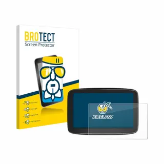 Brotect Glass Screen Protector Film Compatible With TomTom Go Classic 6" - Glass-Foil 9H Protection [Scratch Resistant, High Clarity]