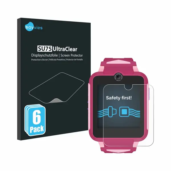 Savvies 6 Stück Schutzfolie Für Tcl Movetime Family Watch MT42X Displayschutz-Folie Ultra-Transparent thumbnail