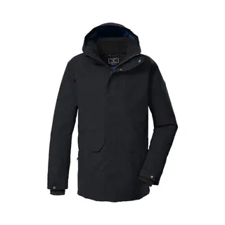 Killtec Herren Outdoorparka/Funktionsparka Mit Abzippbarer Kapuze Kow 85 Mn Prk, Schwarz Blau, Xxl, 43331-000