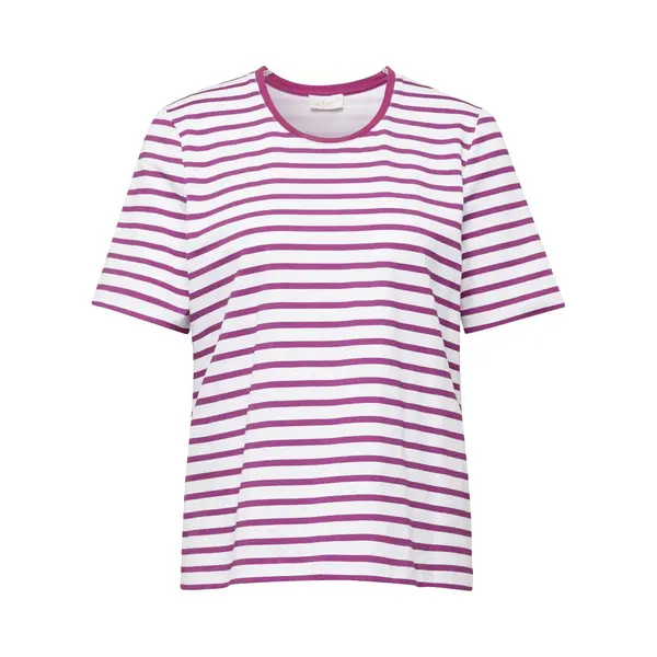 Goldner Shirt Donkerroze / Wit thumbnail