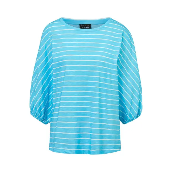 Goldner Shirt Blauw / Wit thumbnail