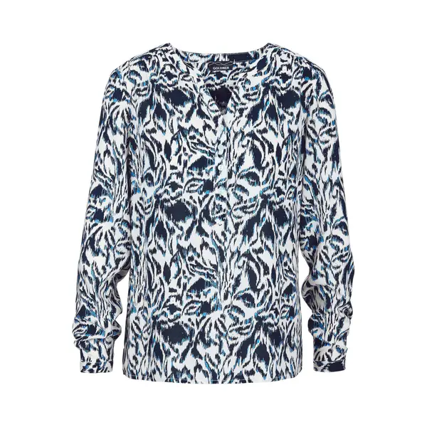 Goldner Blouse Marine / Neonblauw / Natuurwit thumbnail