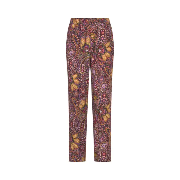 Goldner Gedessineerde Broek Vera Palazzobroek Vera Van Pure Viscose thumbnail