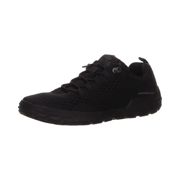 Dockers By Gerli Herren Low-Top Sneaker, Männer Halbschuhe, Strassenschuhe, Sportschuhe, Freizeitschuhe, Turnschuhe, allblack, 41 Eu thumbnail