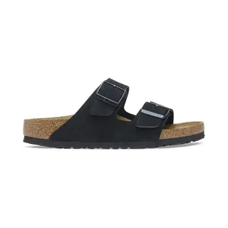 Birkenstock Muiltjes Met Dubbele Bandjes In Suède Leer Arizona
