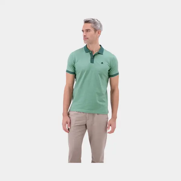 Lerros Shirt Groen / Grasgroen / Wit thumbnail