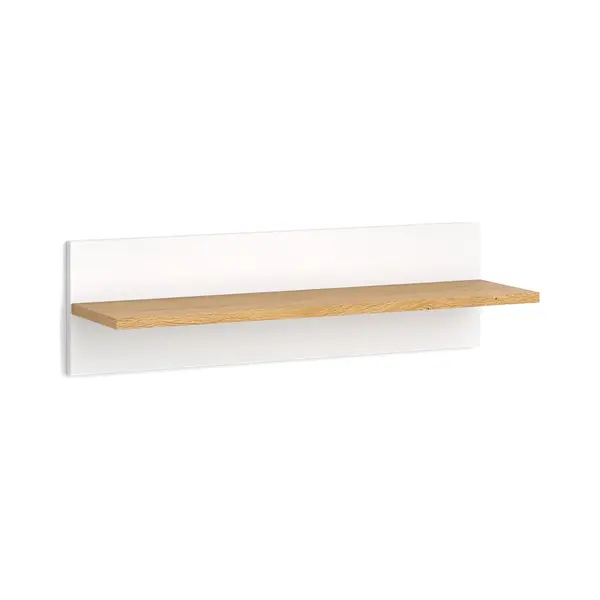 VitaliSpa Wall Shelf Kids' Room Malia, White, 70 X 20 Cm, For Wall Mounting With Open Compartment For Books And Decoration thumbnail