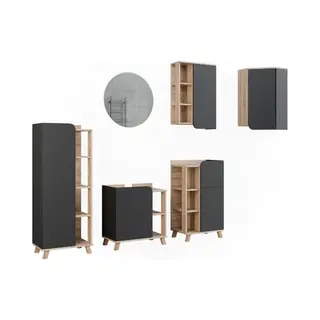 Badmöbel-set Karen, Sonoma, 5 Teile, Vicco