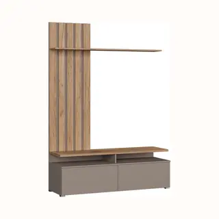Vicco Wohnwand Harro, Goldkraft Eiche/Greige, (1-St)