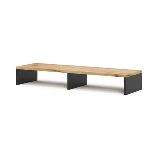 Vicco - Monitorständer Tomy, Anthrazit/goldkraft Eiche, 80 X 12 Cm