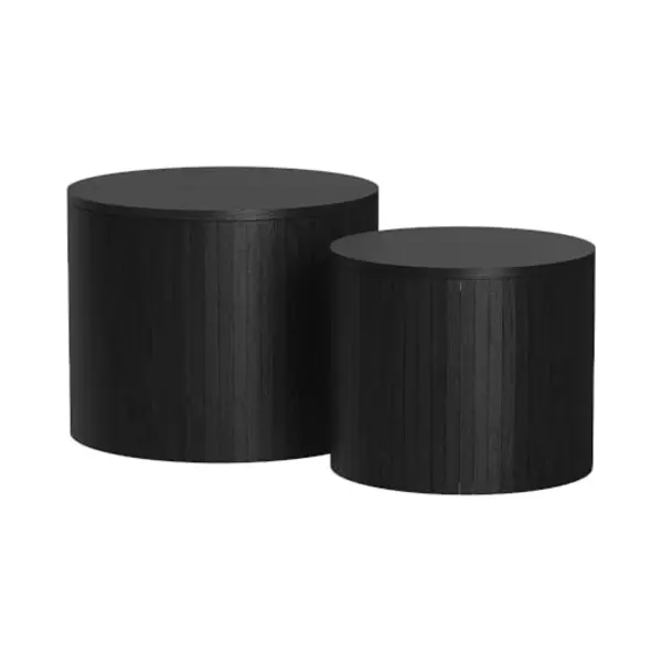 Vicco Couchtisch Tavilo, Eiche/Schwarz, 48 X 48 Cm 2 Teile (2-St) thumbnail