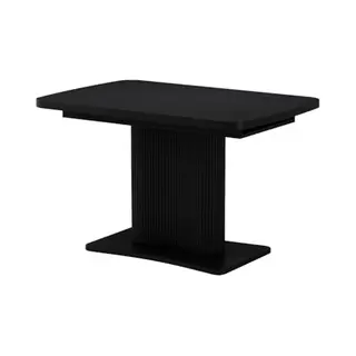 Vicco Eettafel, Uittrekbaar, Fenaro, Zwart, 120 X 80 Cm