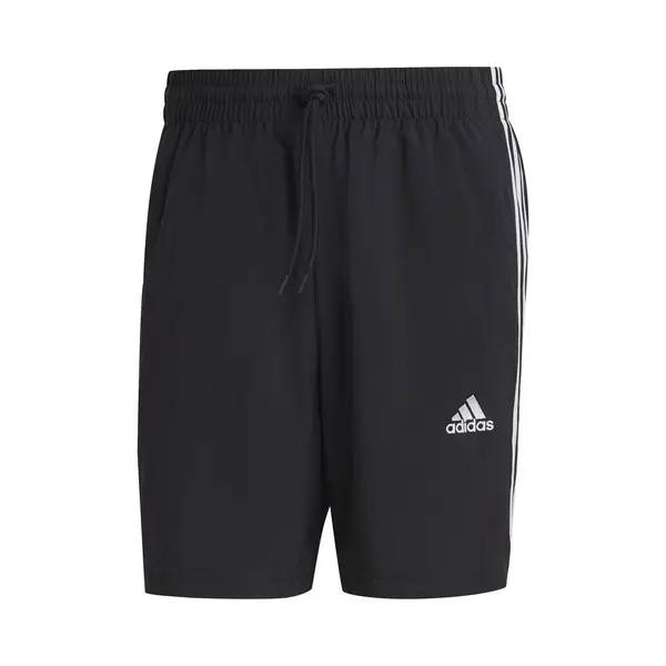 Adidas Herren Aeroready Essentials Chelsea 3-Stripes Shorts, Black / White, S thumbnail