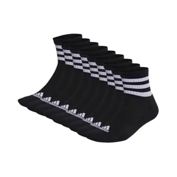 Adidas 9 Paar C Sportswear Mid 9p Mid Cut Socken Unisex Sportsocken, Farbe, Black, Socken & Strümpfe, 40-42 thumbnail