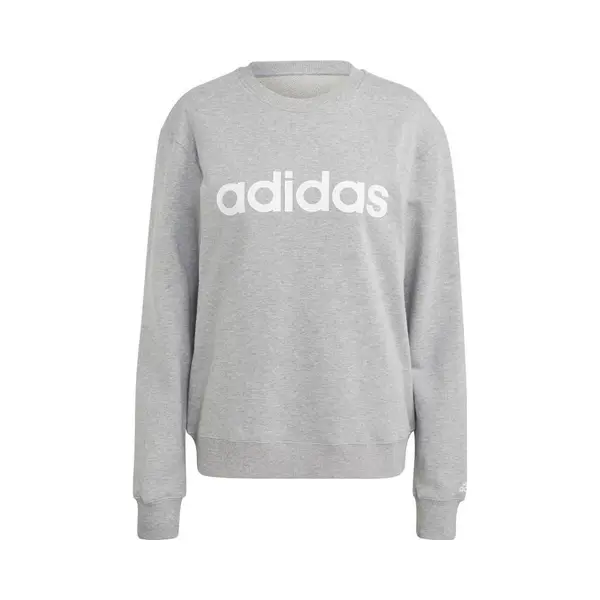 Adidas, Vrouwen, Springer, Essentials Linear French Terry Sweatshirt, Grijs, (Xl) thumbnail