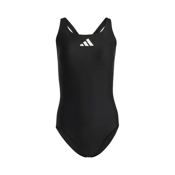 Adidas Damen 3 Bar Logo Swimsuit, Black / White, 38 thumbnail