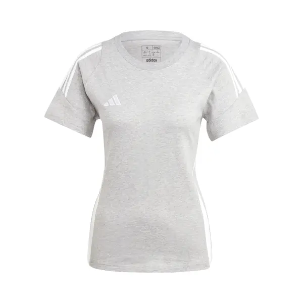 Adidas Performance Functioneel Shirt 'Tiro 24' Grijs Gemêleerd / Wit thumbnail