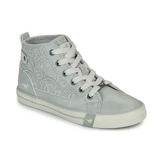 Mustang Shoes Sneaker "Winona" Schnürboots, High Top-Sneaker Mit Blüten-Stickerei