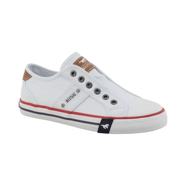 Mustang Women's Low-Top Trainers, Women's Low Shoes, White 00002, 9 Uk thumbnail