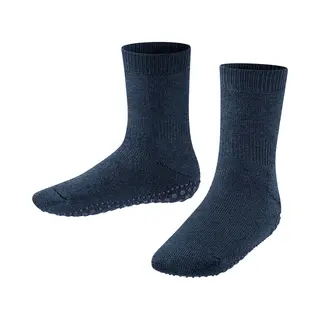 Falke Catspads Antislip Noppen Katoen Merinowol Huissokken Kinderen Blauw - Maat 31-34