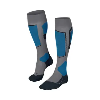 Falke SK4 Mann Kniesocke Schwarz, Grau 1 Paar