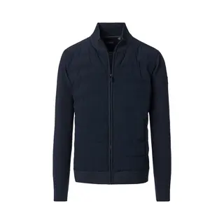 Casa Moda Vest Blauw, Effen