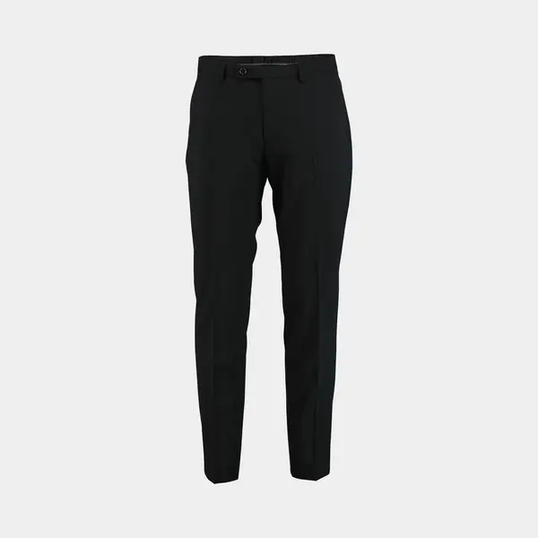 Commander Wollen Pantalon Zwart Hose 213012450/900 thumbnail
