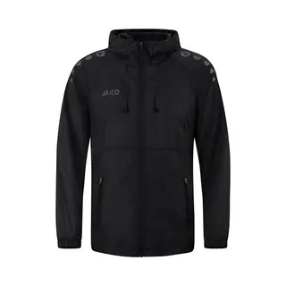 Jako Flow Jas Met Kap Heren - Zwart | Maat, M