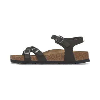 Birkenstock Kumba Soft Footbed Nubuk Black - Dames Slippers - Kleur, Zwart - Maat, 39