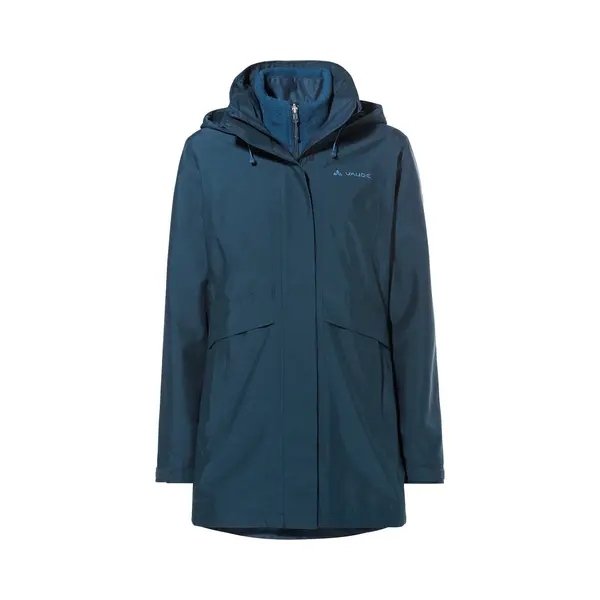 Vaude Idris Iv 3in1 Parka Für Damen – Wasserdichte Regenjacke Für Damen Mit Fleece-Innenjacke, Wind Und Regenjacke Für Damen Mit Ceplex Active thumbnail
