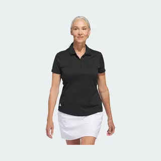 Adidas Performance Solid Performance Poloshirt Met Korte Mouwen - Dames - Zwart