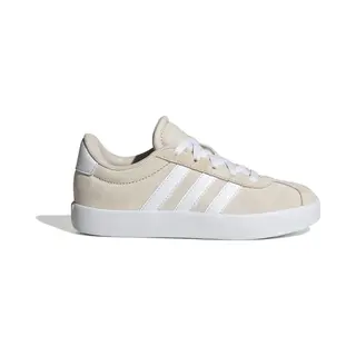 Adidas Vl Court 3.0 Kinder Sneaker Beige/weiß - 38