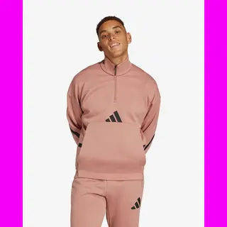 Adidas Z.N.E. Quarter-Zip Sweatshirt Rosa/schwarz - M