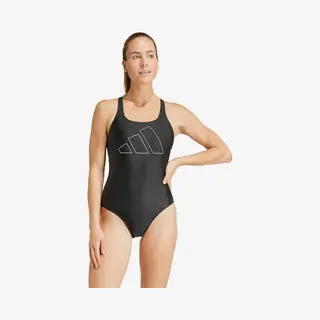 Adidas Big Bars Damen Badeanzug Schwarz - 34