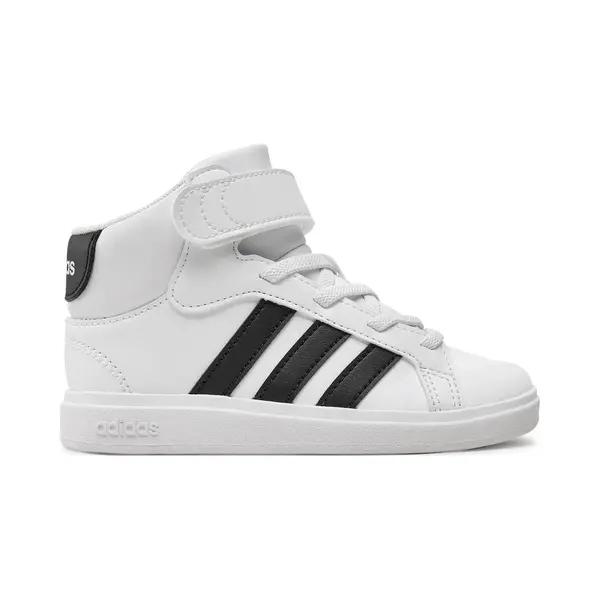 Adidas Kinder Sneaker Grand Court Mid K Ftwr White/Core Black/Ftwr White 34 thumbnail