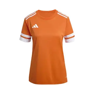 Adidas Women's SQUADRA25 Jersey Short Sleeve, Team Orange/White, S