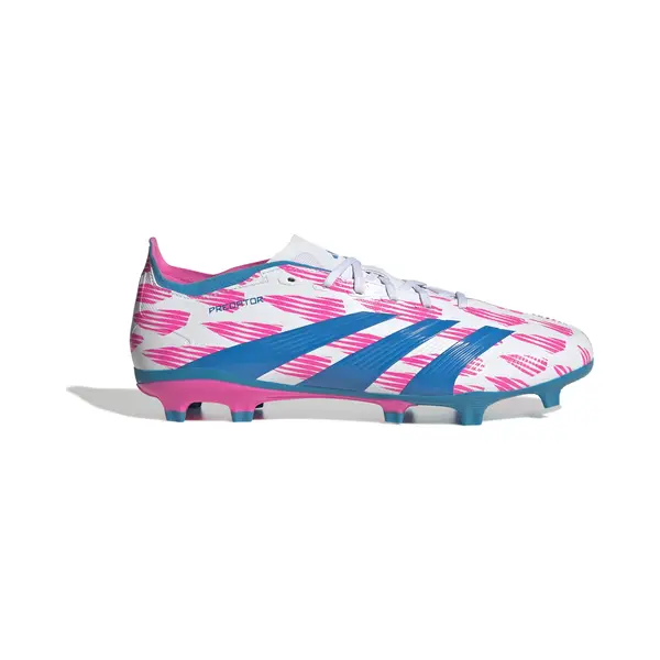 Adidas 24 League Firm Ground Boots Football White/Pink 9 thumbnail