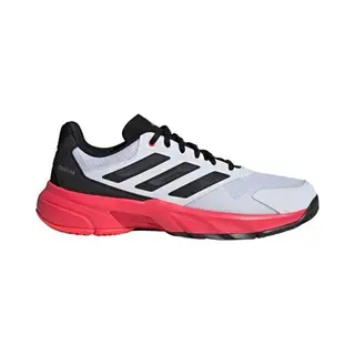 Adidas Herren Courtjam Control 3 Tennis Shoes, Ftwr White/core Black/Lucid Red, 44 Eu